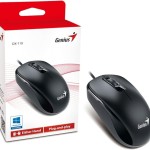Genius DX-110 Wired Optical Mouse, Black